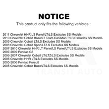 Load image into Gallery viewer, Front Rear Strut And Coil Spring Kit For Chevrolet Cobalt HHR Pontiac G5 Pursuit