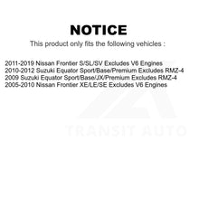 Charger l&#39;image dans la galerie, Front Rear Complete Strut And Coil Spring Kit For Nissan Frontier Suzuki Equator