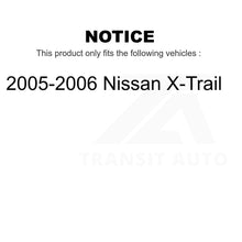 Load image into Gallery viewer, Front Wheel Bearing And Tie Rod End Kit For 2005-2006 Nissan X-Trail