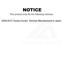 Load image into Gallery viewer, Front Wheel Bearing And Tie Rod End Kit For Toyota Corolla