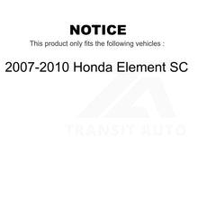 Load image into Gallery viewer, Front Wheel Bearing And Tie Rod End Kit For 2007-2010 Honda Element SC