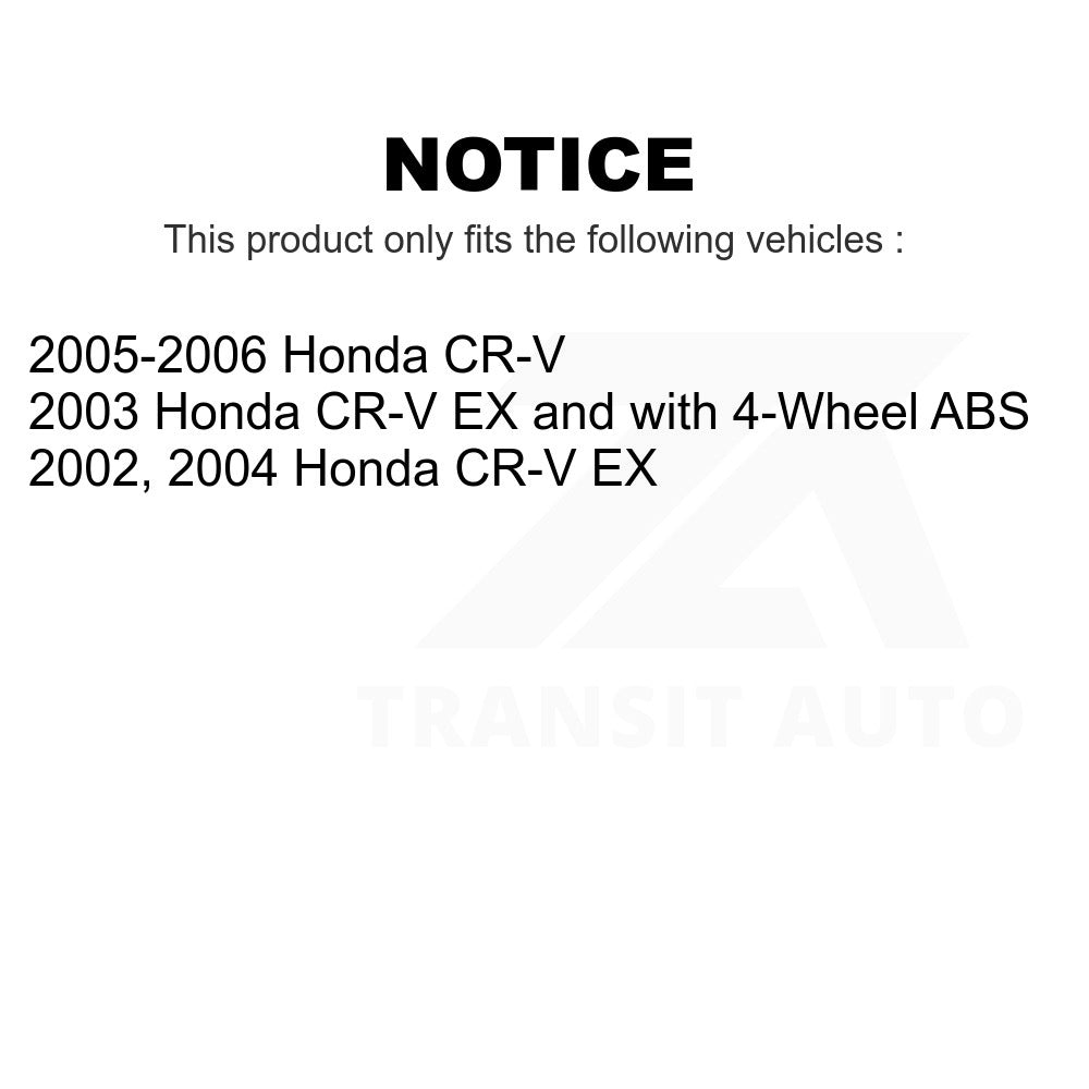 Front Wheel Bearing And Tie Rod End Kit For Honda CR-V