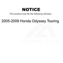 Load image into Gallery viewer, Front Wheel Bearing And Tie Rod End Kit For 2005-2009 Honda Odyssey Touring