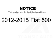 Load image into Gallery viewer, Front Wheel Bearing And Tie Rod End Kit For 2012-2018 Fiat 500