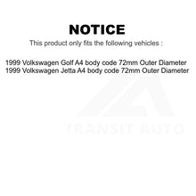 Load image into Gallery viewer, Front Wheel Bearing And Tie Rod End Kit For Volkswagen Jetta Golf A4 body code