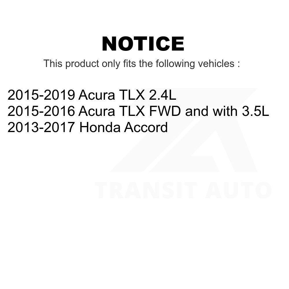 Front Wheel Bearing And Tie Rod End Kit For Honda Accord Acura TLX