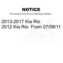 Load image into Gallery viewer, Front Wheel Bearing And Tie Rod End Kit For Kia Rio