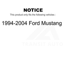 Load image into Gallery viewer, Front Wheel Bearing And Tie Rod End Kit For 1994-2004 Ford Mustang