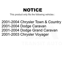 Charger l&#39;image dans la galerie, Front Wheel Bearing And Tie Rod End Kit For Dodge Chrysler Grand Caravan Town &amp;