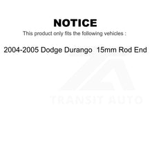 Charger l&#39;image dans la galerie, Front Wheel Bearing And Tie Rod End Kit For 2004-2005 Dodge Durango 15mm