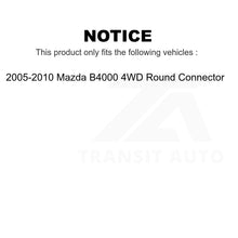 Load image into Gallery viewer, Front Wheel Bearing &amp; Tie Rod End Kit For 05-10 Mazda B4000 4WD Round Connector