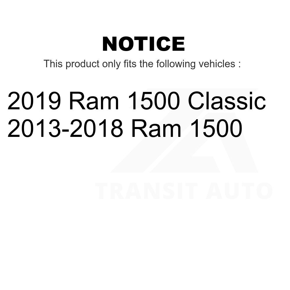 Front Wheel Bearing And Tie Rod End Kit For Ram 1500 Classic