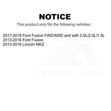 Load image into Gallery viewer, Front Wheel Bearing And Tie Rod End Kit For Ford Fusion Lincoln MKZ