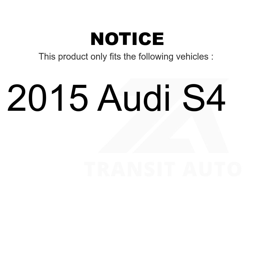 Front Wheel Bearing And Tie Rod End Kit For 2015 Audi S4