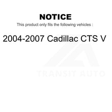 Load image into Gallery viewer, Front Wheel Bearing And Tie Rod End Kit For 2004-2007 Cadillac CTS V