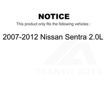 Charger l&#39;image dans la galerie, Front Wheel Bearing And Tie Rod End Kit For 2007-2012 Nissan Sentra 2.0L