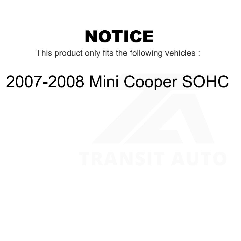 Front Wheel Bearing And Tie Rod End Kit For 2007-2008 Mini Cooper SOHC