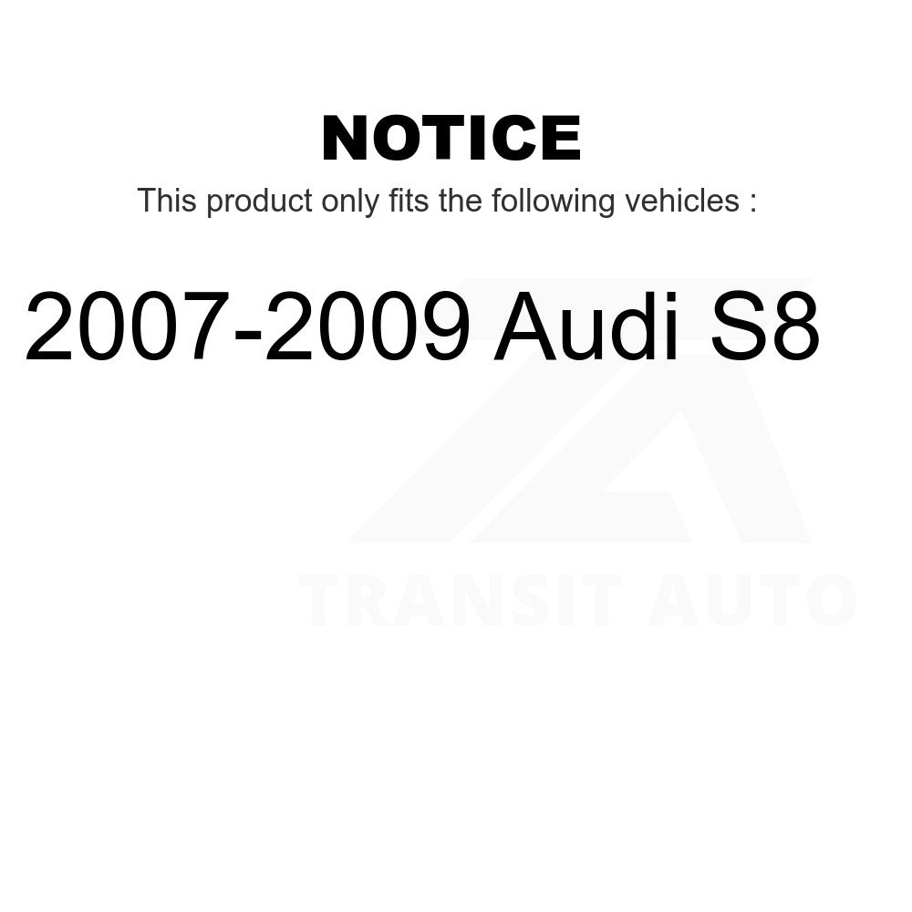 Front Hub Bearing Assembly And Link Kit For 2007-2009 Audi S8