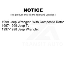 Charger l&#39;image dans la galerie, Front Hub Bearing Assembly And Link Kit For Jeep Wrangler TJ