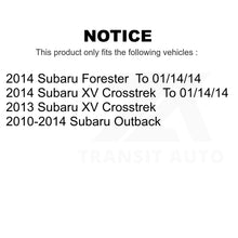 Charger l&#39;image dans la galerie, Front Hub Bearing Assembly And Link Kit For Subaru Outback Forester XV Crosstrek