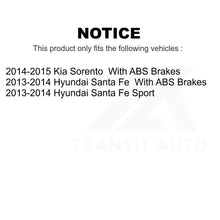 Charger l&#39;image dans la galerie, Front Hub Bearing Assembly And Link Kit For Hyundai Kia Sorento Santa Fe Sport