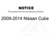 Charger l&#39;image dans la galerie, Front Hub Bearing Assembly And Link Kit For 2009-2014 Nissan Cube