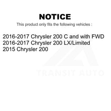 Charger l&#39;image dans la galerie, Front Hub Bearing Assembly And Link Kit For Chrysler 200