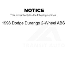 Charger l&#39;image dans la galerie, Front Hub Bearing Assembly And Link Kit For 1998 Dodge Durango 2-Wheel ABS