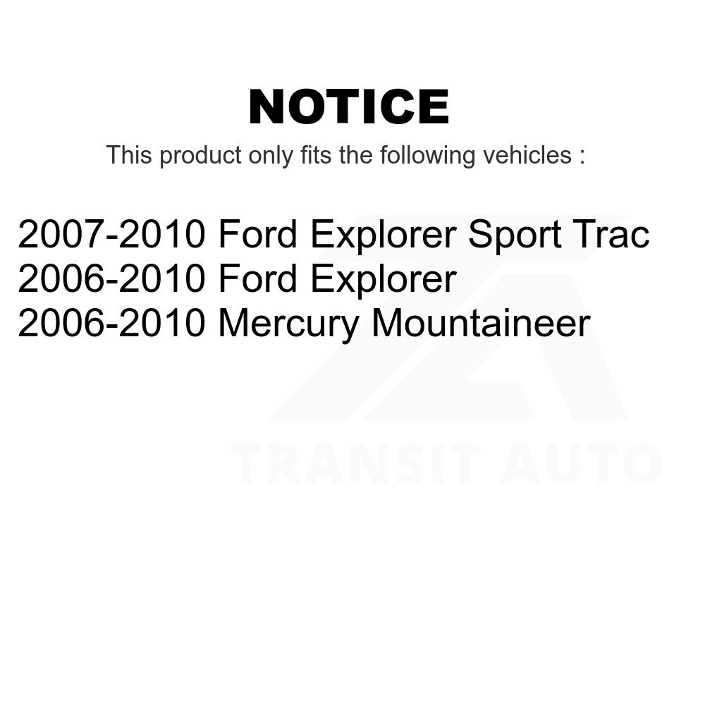 Front Hub Bearing Assembly And Link Kit For Ford Explorer Sport Trac Mercury