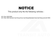 Charger l&#39;image dans la galerie, Front Hub Bearing Assembly And Link Kit For 2011-2011 Ram 2500 3500