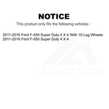 Charger l&#39;image dans la galerie, Front Hub Bearing Assembly And Link Kit For Ford F-450 Super Duty F-550 4 X