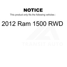 Charger l&#39;image dans la galerie, Front Hub Bearing Assembly And Link Kit For 2012 Ram 1500 RWD