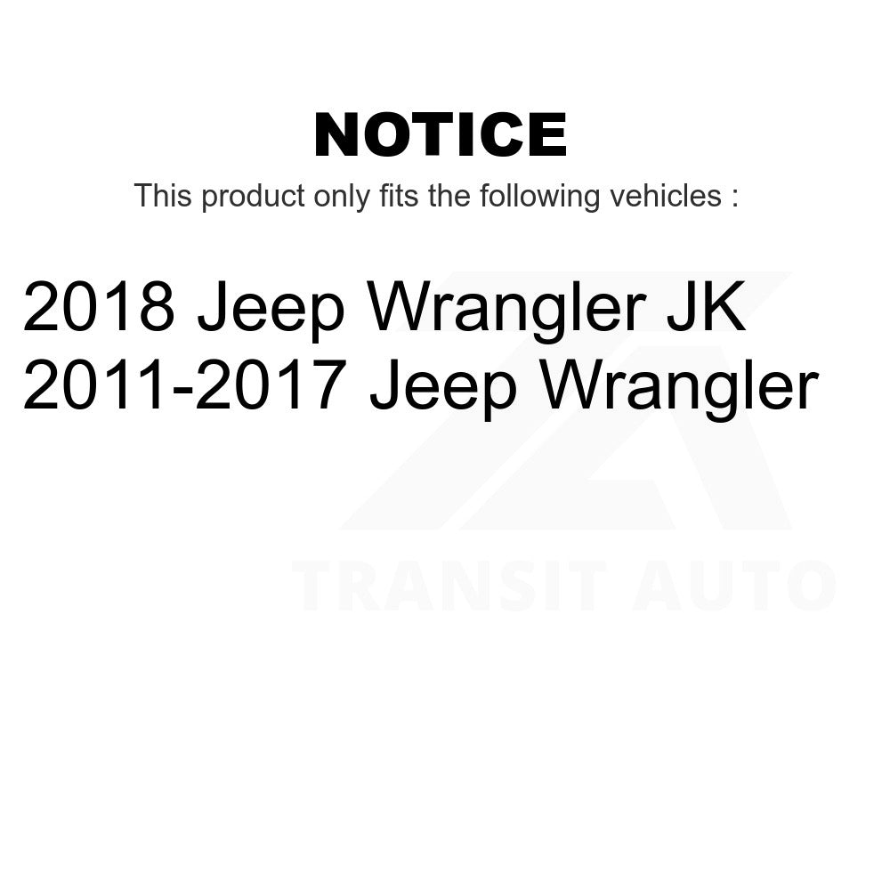 Front Hub Bearing Assembly And Link Kit For Jeep Wrangler JK