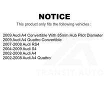 Charger l&#39;image dans la galerie, Front Hub Bearing Assembly And Link Kit For Audi A4 Quattro S4 RS4