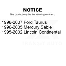 Charger l&#39;image dans la galerie, Front Hub Bearing Assembly And Link Kit For Ford Taurus Mercury Sable Lincoln