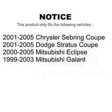 Charger l&#39;image dans la galerie, Front Hub Bearing Assembly Link Kit For Mitsubishi Chrysler Sebring Dodge Galant