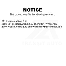 Charger l&#39;image dans la galerie, Front Hub Bearing Assembly And Link Kit For Nissan Altima