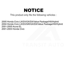 Charger l&#39;image dans la galerie, Front Wheel Bearing And Link Kit For Honda Civic Acura EL