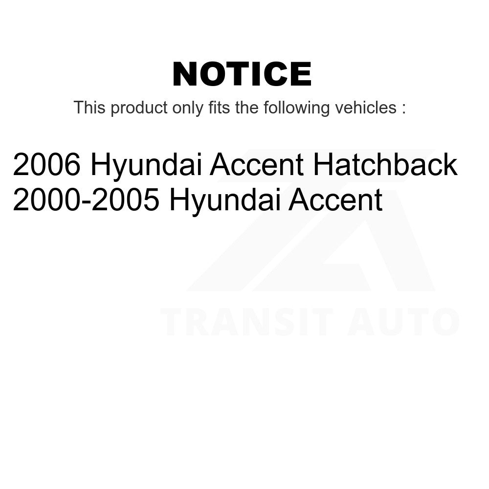 Front Wheel Bearing And Link Kit For Hyundai Accent