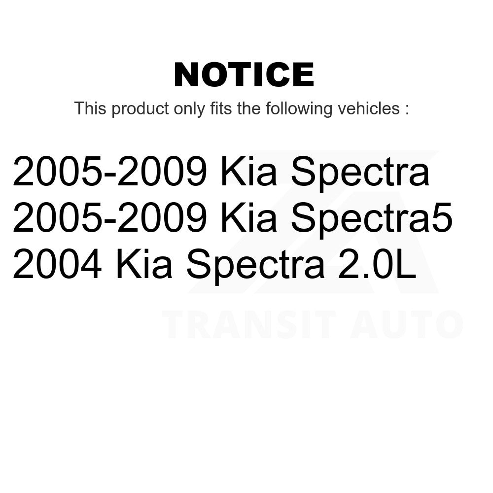 Front Wheel Bearing And Link Kit For Kia Spectra Spectra5