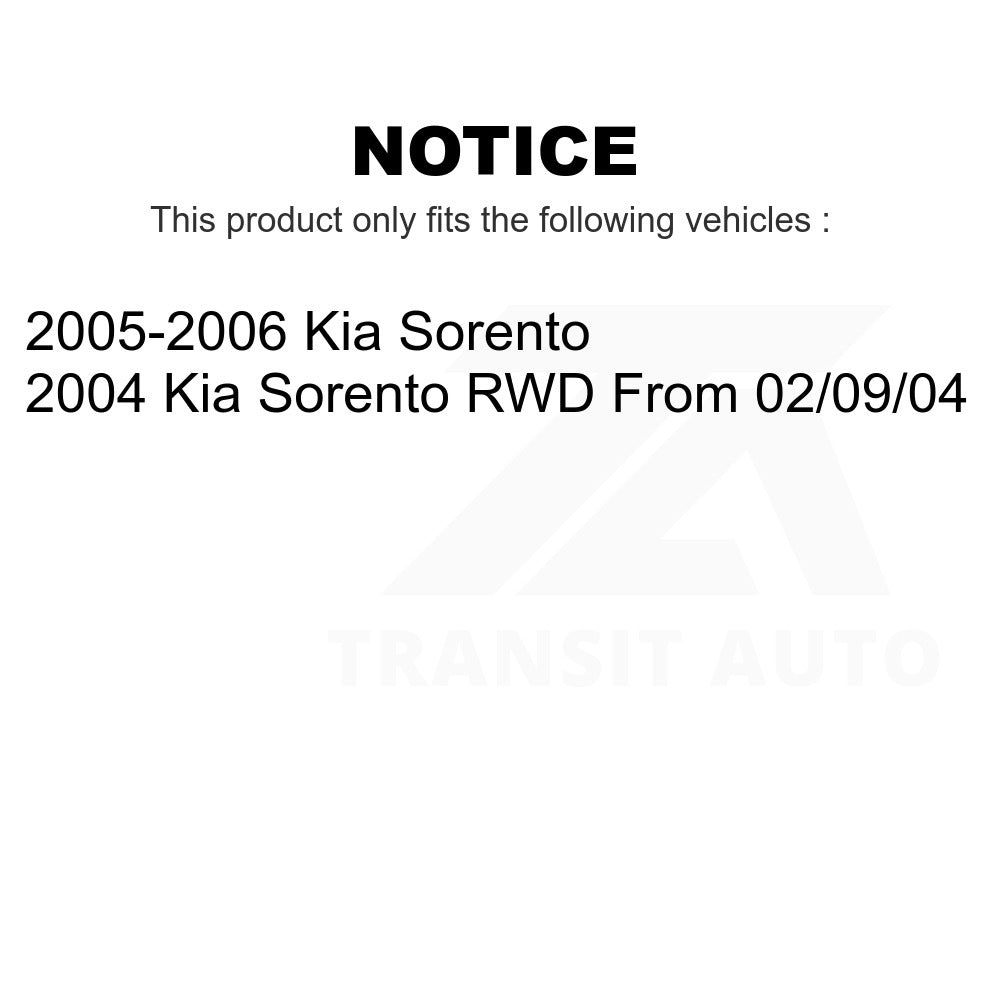 Front Wheel Bearing And Link Kit For Kia Sorento