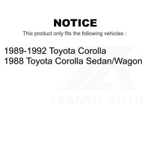 Charger l&#39;image dans la galerie, Front Wheel Bearing And Suspension Link Kit For Toyota Corolla