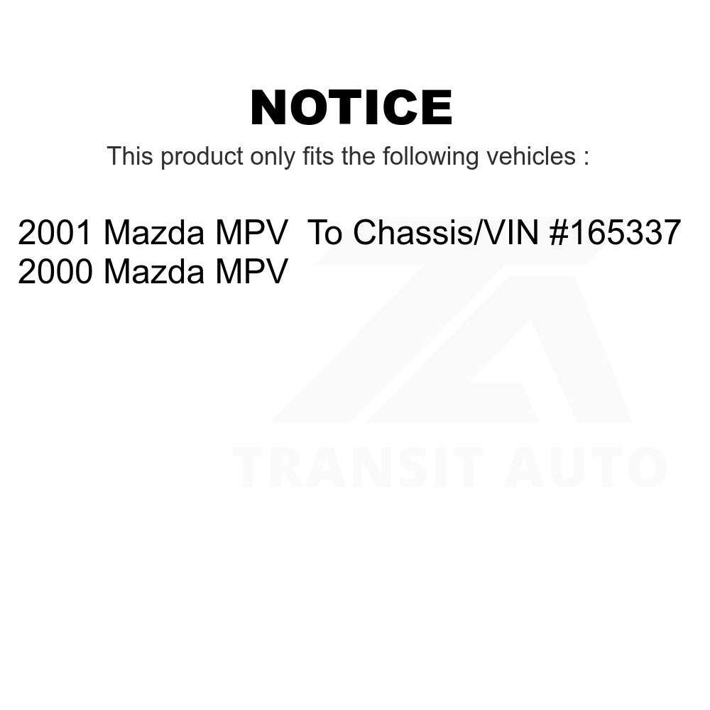 Front Wheel Bearing And Suspension Link Kit For Mazda MPV