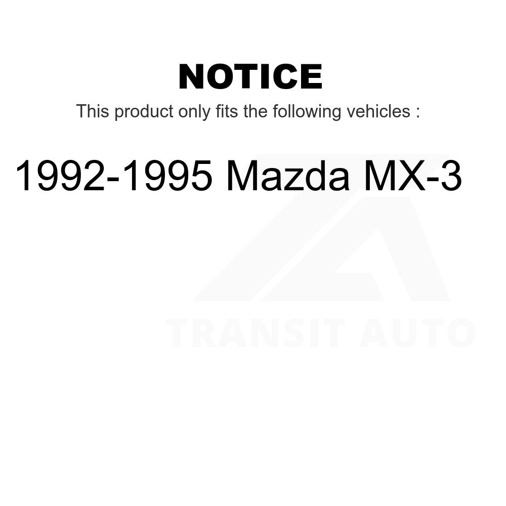 Front Wheel Bearing And Suspension Link Kit For 1992-1995 Mazda MX-3