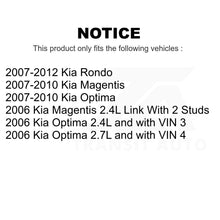 Charger l&#39;image dans la galerie, Front Wheel Bearing And Suspension Link Kit For Kia Optima Rondo Magentis