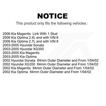 Charger l&#39;image dans la galerie, Front Wheel Bearing And Link Kit For Hyundai Sonata Kia Optima XG350 Magentis