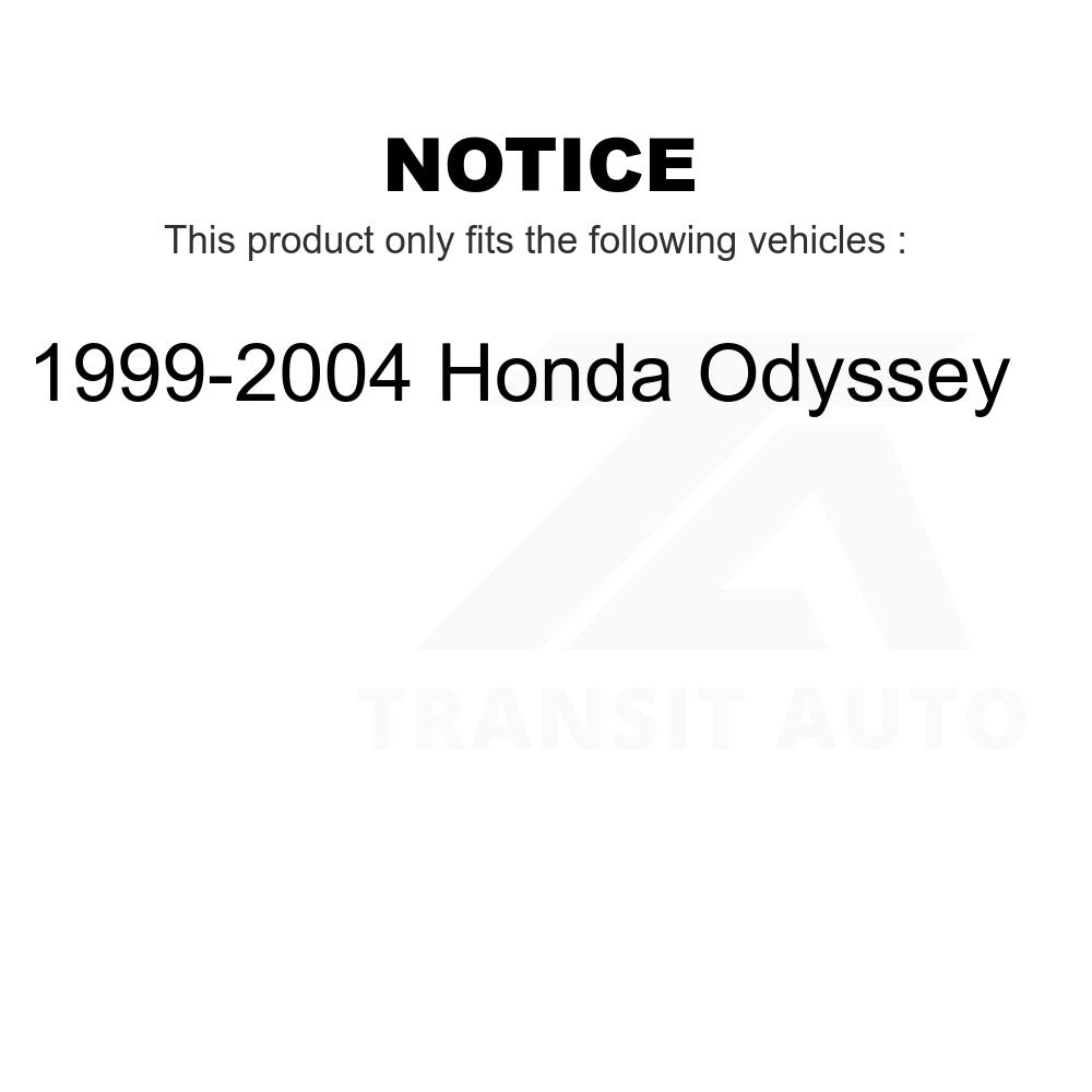 Front Wheel Bearing And Suspension Link Kit For 1999-2004 Honda Odyssey