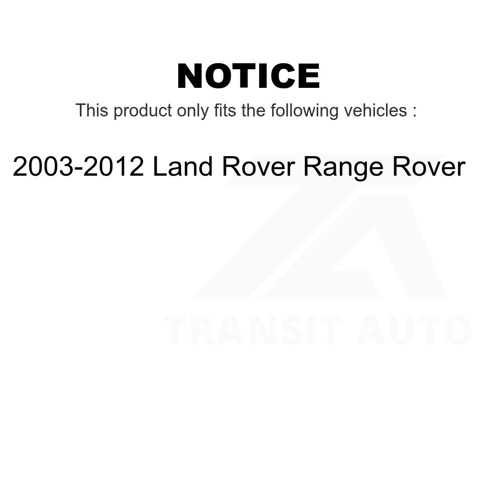 Front Wheel Bearing And Suspension Link Kit For 2003-2012 Land Rover Range