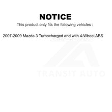 Charger l&#39;image dans la galerie, Front Wheel Bearing Link Kit For 2007-2009 Mazda 3 Turbocharged with 4-Wheel ABS