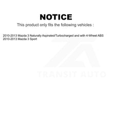 Charger l&#39;image dans la galerie, Front Wheel Bearing And Suspension Link Kit For 2010-2013 Mazda 3 Sport